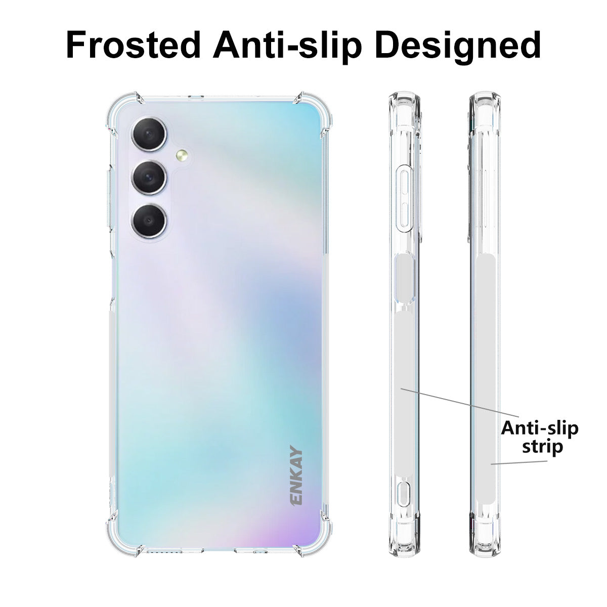 ENKAY HAT PRINCE For Samsung Galaxy M54 5G / F54 5G Soft TPU Cover Clear Phone Case with High Aluminium-silicon Glass Film ENKAY HAT PRINCE For Samsung Galaxy M54 5G / F54 5G Soft TPU Cover Clear Phone Case with High Aluminium-silicon Glass Film